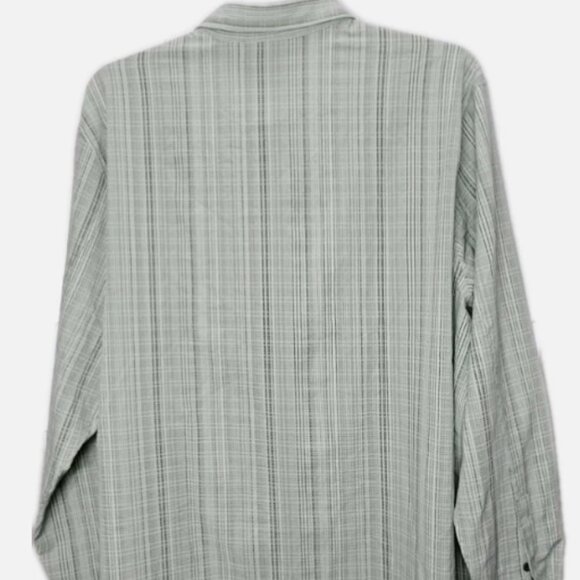 Tommy Bahama Bahama Coast XXL Green Plaid Stretch Button Front Shirt Lightweight - Picture 2 of 9